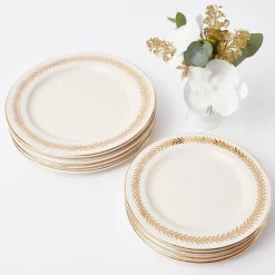 Gold Garland Starter Plates (Set Of 4)|Mrs. Alice Best