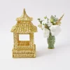 Gold Rattan Pagoda Lantern|Mrs. Alice Outlet