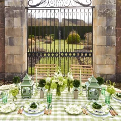 Green Applique Napkins (Set Of 4)|Mrs. Alice Outlet