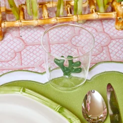 Green Coral Glasses (Set Of 4)|Mrs. Alice Best