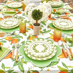 Green Garland Dinner Plates (Set Of 4)|Mrs. Alice Discount