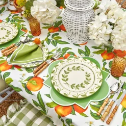 Green Garland Dinner Plates (Set Of 4)|Mrs. Alice Discount