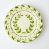 Green Garland Dinner Plate|Mrs. Alice