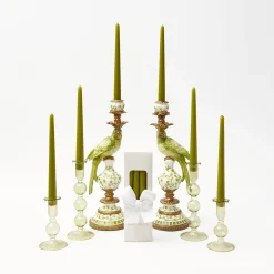 Green Parrot Candlescape|Mrs. Alice Sale