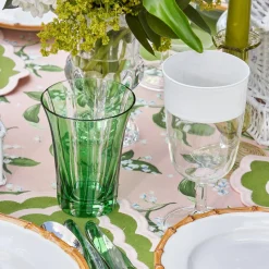 Green Positano Glasses (Set Of 4)|Mrs. Alice