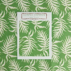 Green Trailing Ferns Fabric|Mrs. Alice Clearance