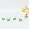 Green Tulip Water Glass (Set Of 4)|Mrs. Alice Sale