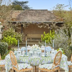 Green White Rim Frilled Glasses (Set Of 4)|Mrs. Alice Best