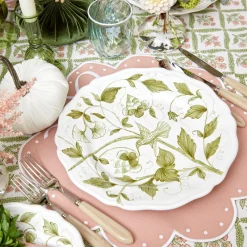 Hand Painted Hummingbird Dinner Plate|Mrs. Alice Hot