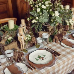 Heidi & Hans Skier Dinner Plate (Set Of 4)|Mrs. Alice