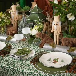 Heidi & Hans Skier Dinner Plate (Set Of 4)|Mrs. Alice