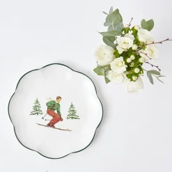 Heidi & Hans Skier Starter Plates (Set Of 4)|Mrs. Alice Sale