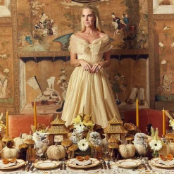 Honey Rattan Pagoda Lantern|Mrs. Alice Discount