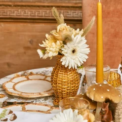 Honey Rattan Vase (Set Of 3)|Mrs. Alice Best