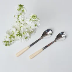 Ivory Salad Servers|Mrs. Alice Clearance