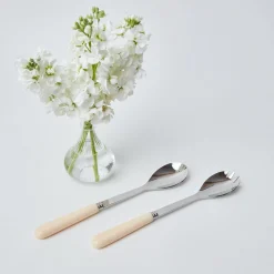 Ivory Salad Servers|Mrs. Alice Clearance
