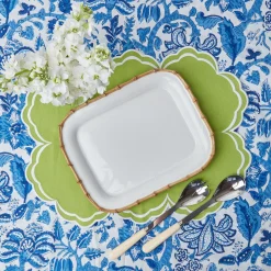 Ivory Salad Servers|Mrs. Alice Hot