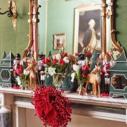 Large Ruby Red Velvet Bow|Mrs. Alice Clearance