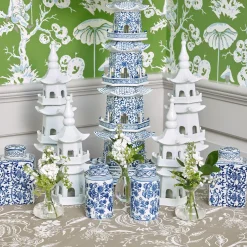 Large White Porcelain Pagoda|Mrs. Alice Sale