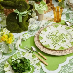 Light Brown Rattan Effect Cutlery (4Pcs)|Mrs. Alice Outlet