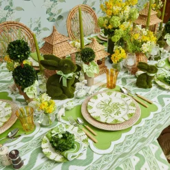 Light Brown Rattan Effect Cutlery (4Pcs)|Mrs. Alice Outlet