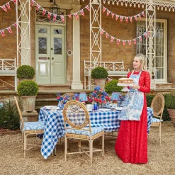 Lilibet Toile Frilled Apron|Mrs. Alice Hot