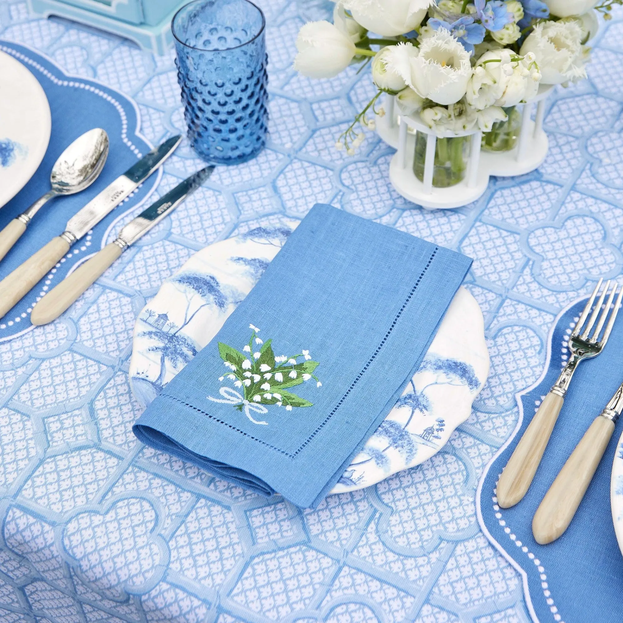 Lily Of The Valley Napkins (Set Of 4)|Mrs. Alice Outlet