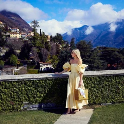 Rattan Tote Bag (White Bow)|Mrs. Alice Online