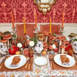 Mustard Velvet Napkin Bows (Set Of 4)|Mrs. Alice