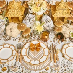 Mustard Velvet Napkin Bows (Set Of 4)|Mrs. Alice