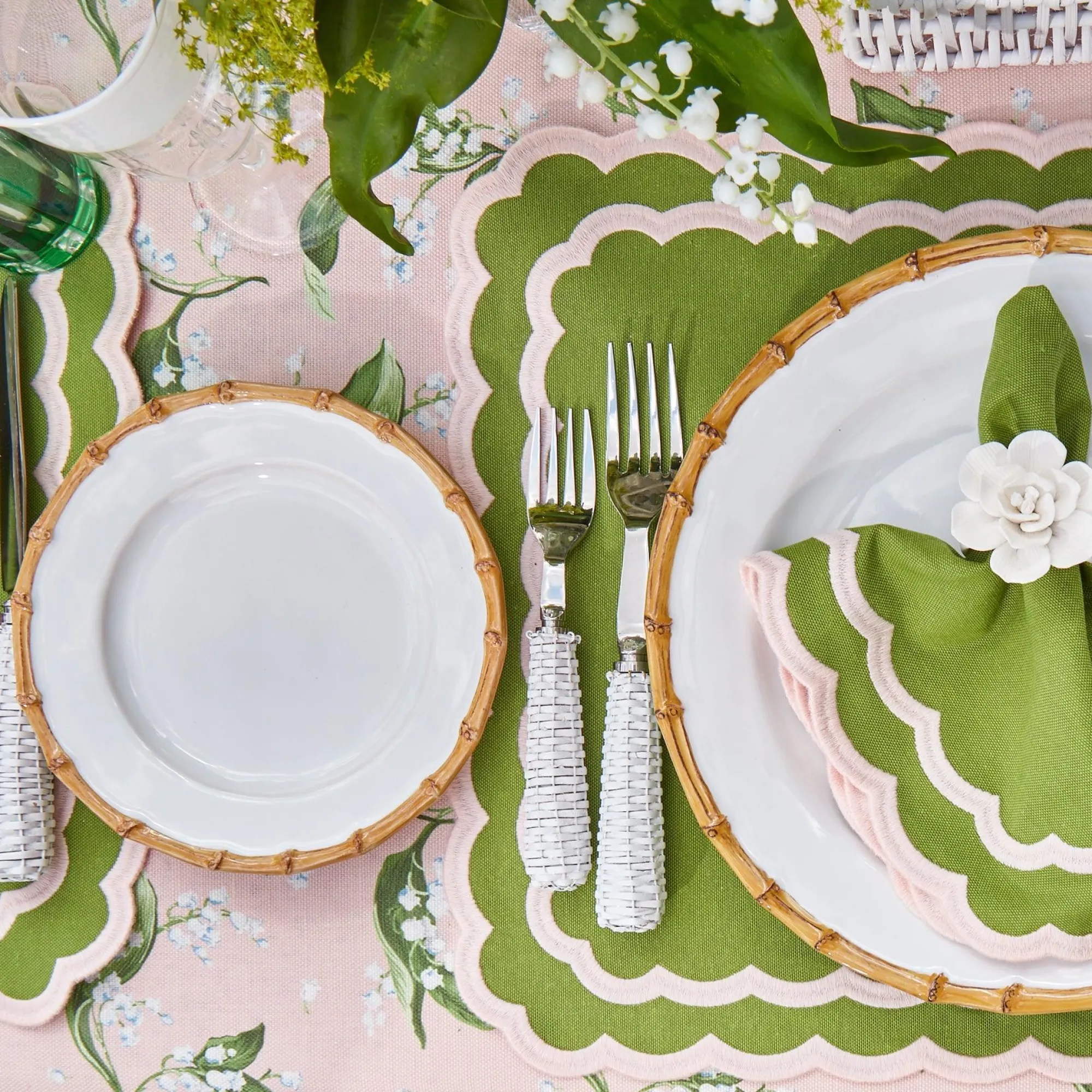 Nancy Bamboo Starter Plate (Set Of 4)|Mrs. Alice