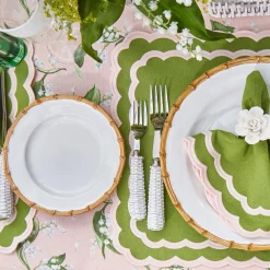 Nancy Bamboo Starter Plate (Set Of 4)|Mrs. Alice