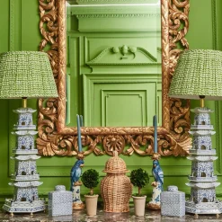 Natural Rattan Ginger Jar|Mrs. Alice