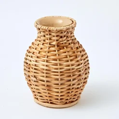 Natural Rattan Vase (Set Of 3)|Mrs. Alice Outlet