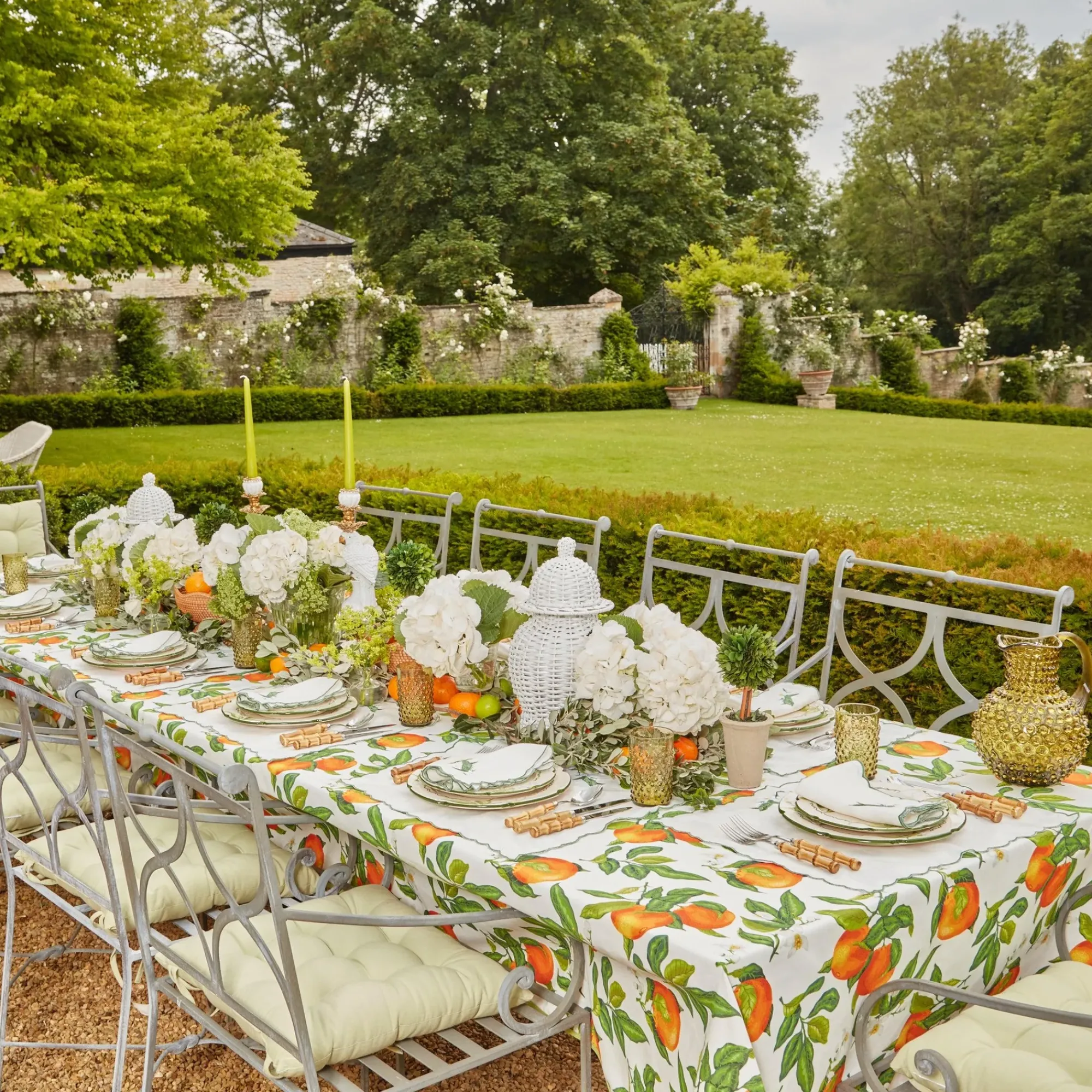 Olive Green Hobnail Jug & Glasses (Set Of 6)|Mrs. Alice New