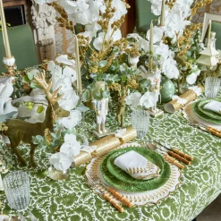 Olive Pheasant Tablecloth|Mrs. Alice Outlet
