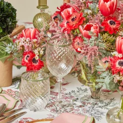 Olive Rim Swirl Glassware Set|Mrs. Alice Online