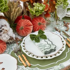 Olive Rim Swirl Glassware Set|Mrs. Alice Online