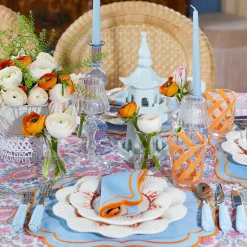 Orange Swirl Outdoor Glasses (Set Of 6)|Mrs. Alice Discount