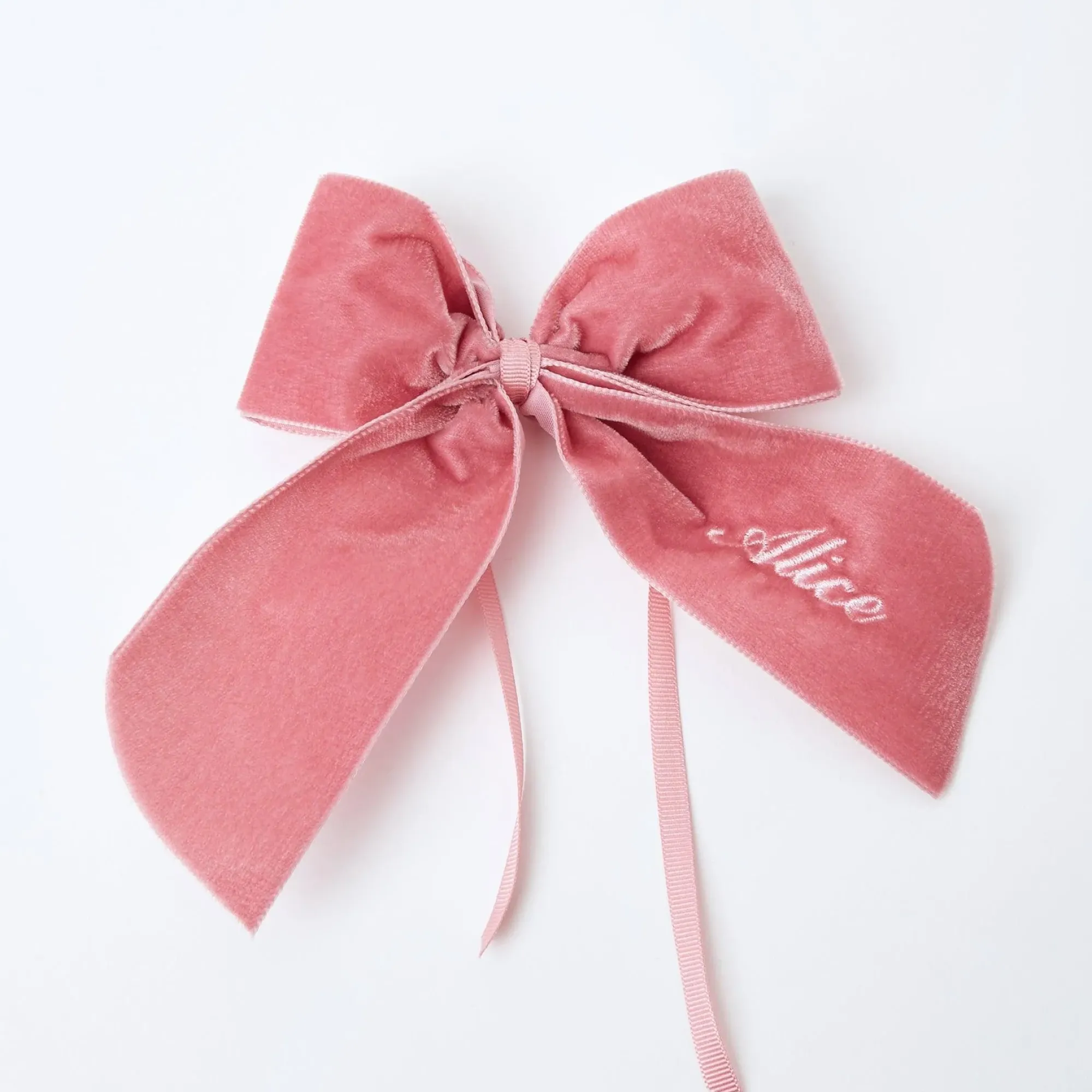 Personalised Dusty Pink Napkin Bow|Mrs. Alice Clearance