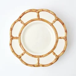Petal Bamboo Ceramic Dinner Plate|Mrs. Alice Best