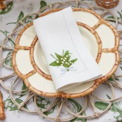 Petal Bamboo Ceramic Dinner Plate|Mrs. Alice Best