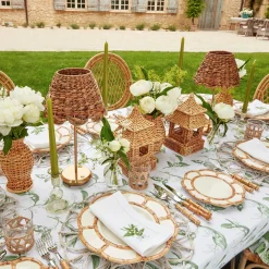 Petal Bamboo Ceramic Dinner Plate|Mrs. Alice Best