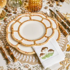 Petal Bamboo Starter Plate (Set Of 4)|Mrs. Alice Best