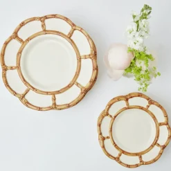 Petal Bamboo Starter Plate (Set Of 4)|Mrs. Alice New
