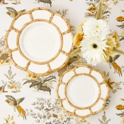 Petal Bamboo Starter Plate (Set Of 4)|Mrs. Alice New