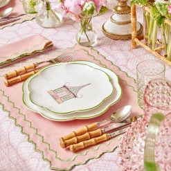 Pink & Green Pagoda Starter Plate|Mrs. Alice Discount
