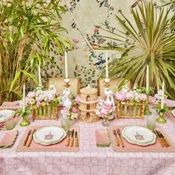 Pink & Green Pagoda Starter Plate|Mrs. Alice Discount