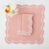 Pink Applique Napkins (Set Of 4)|Mrs. Alice Discount