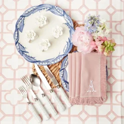 Pink Bamboo Tablecloth|Mrs. Alice